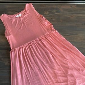Like New Maurices 24/7 Coral Pink Dress. Size Large
